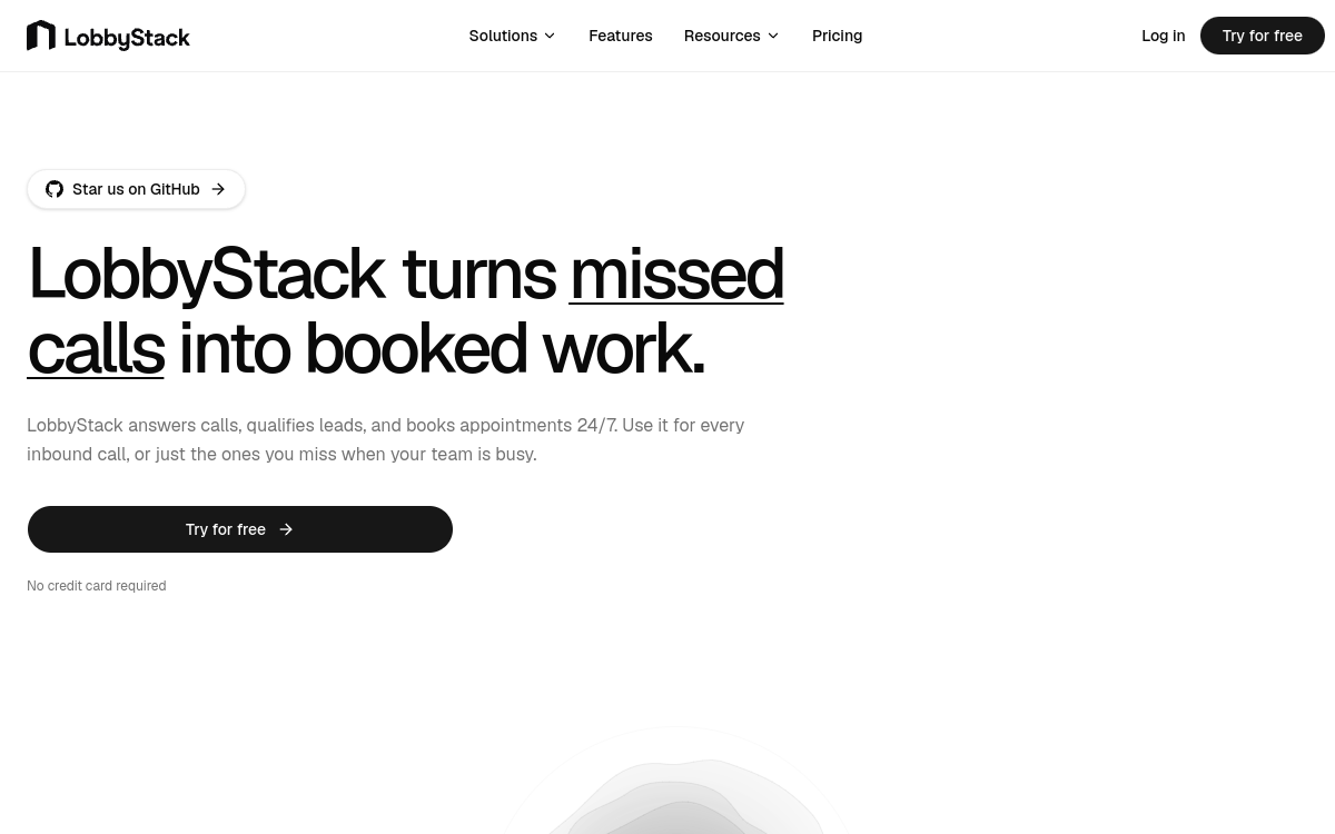 Captura de pantalla de LobbyStack