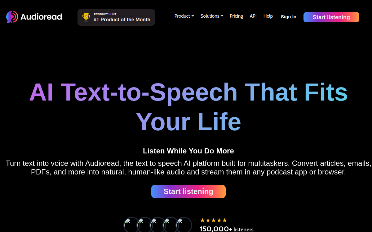 Capture d'écran de Audioread