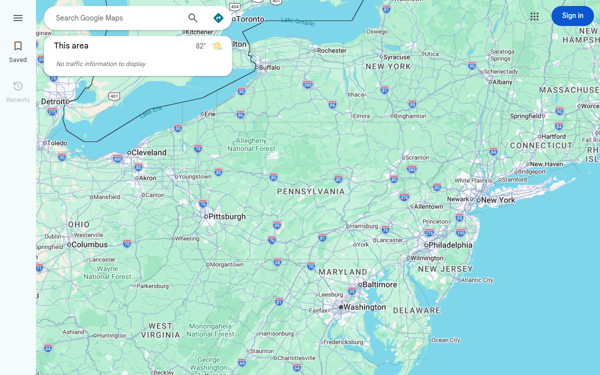 Capture d'écran de Ask Maps